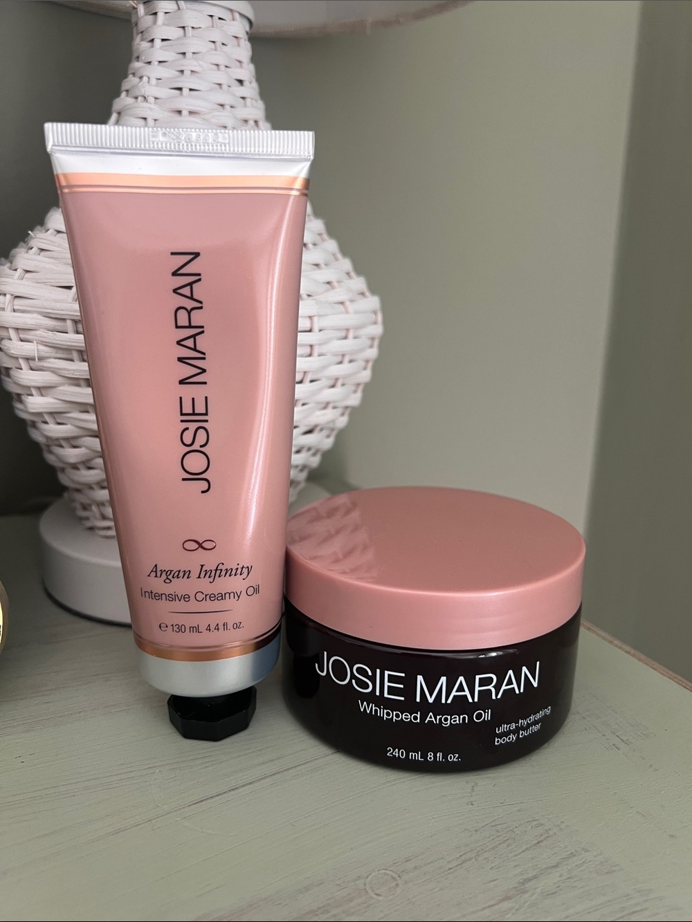 JOSIE MARAN  Argan Infinity Creamy oil & Whipped Argan body butter Duo